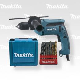  MAKITA Makita Pklepov vrtaka s kufrem,rychlosklidlo 1,5-13mm,680W HP1641K1X